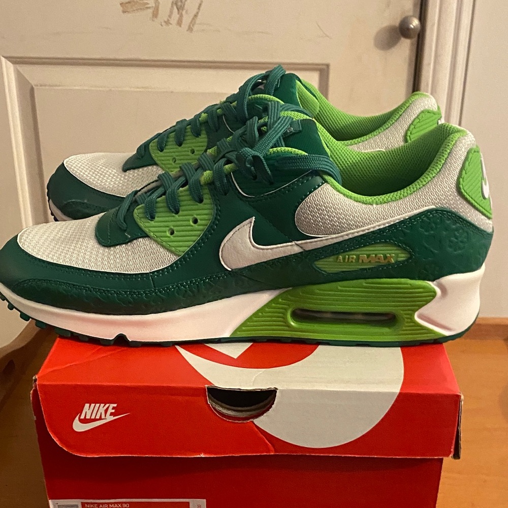 Men’s Size 12 Nike Air Max 90 Pine Green - Picture 7 of 10